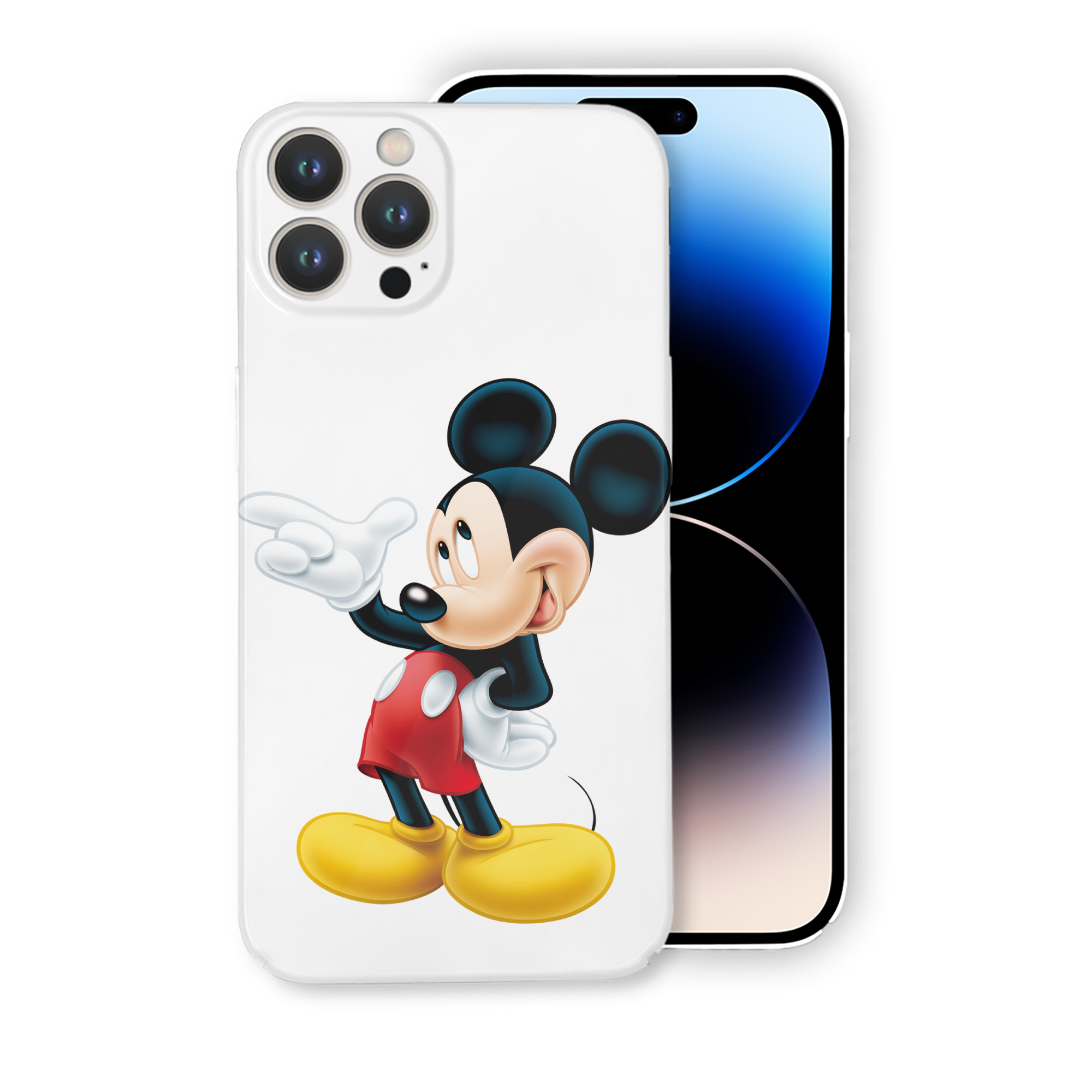 （画像用） ミッキーマウス Mickey Mouse 【iPhone 14シリーズ対応】ハードケース